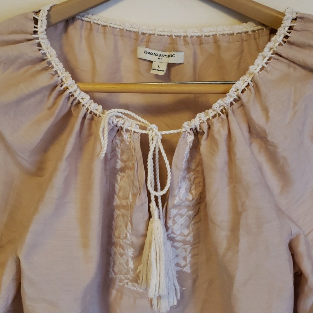 Banana Republic Peasant Top
